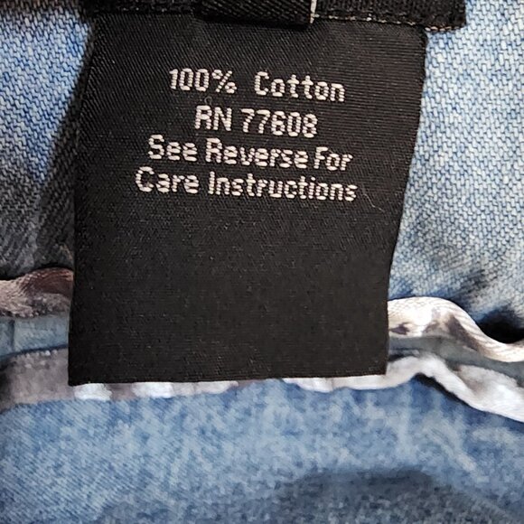 J. Peterman Skirt Womens Size 12 Blue Denim Pleated A Line Pockets Cotton Zip Up - Picture 3 of 6